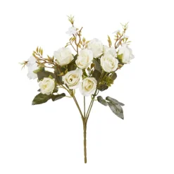 Online Overig Kunst Rozenstruik 10 Bloemen Wit 30cm