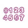 New Decora Kunststof uitstekerset Cijfers