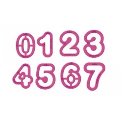 New Decora Kunststof uitstekerset Cijfers