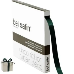 New Overig Lint Satijn Donker Groen 15mmx100m