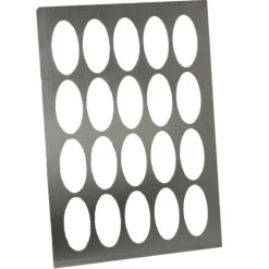 Best Logo-galettes sjabloon RVS Ovaal Middel