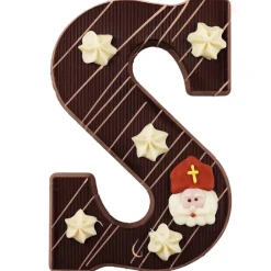Sale Overig Luxe Chocoladeletter Puur -Letter S- 220g