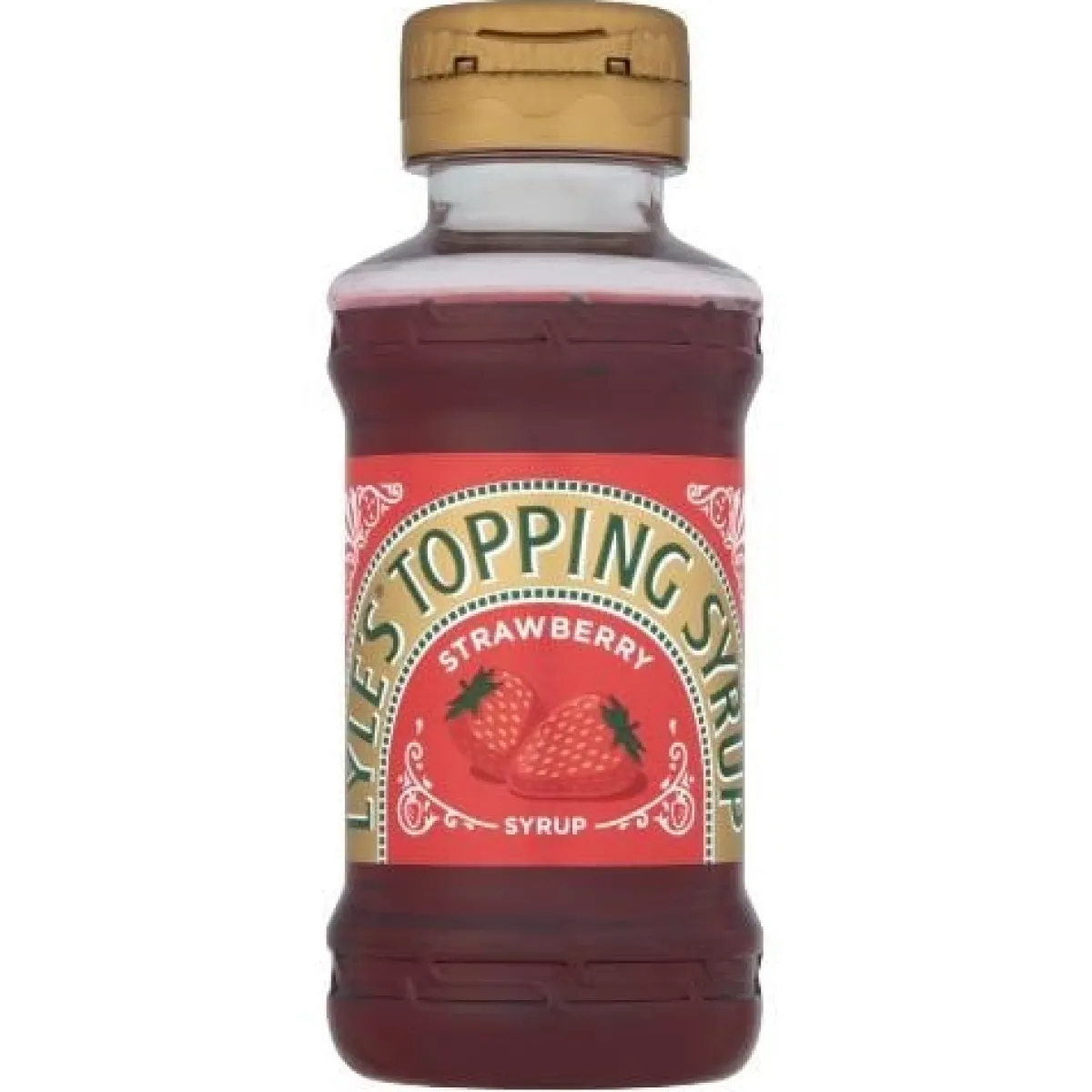 Hot Lyle's Strawberry Syrup Knijpfles 325gr.