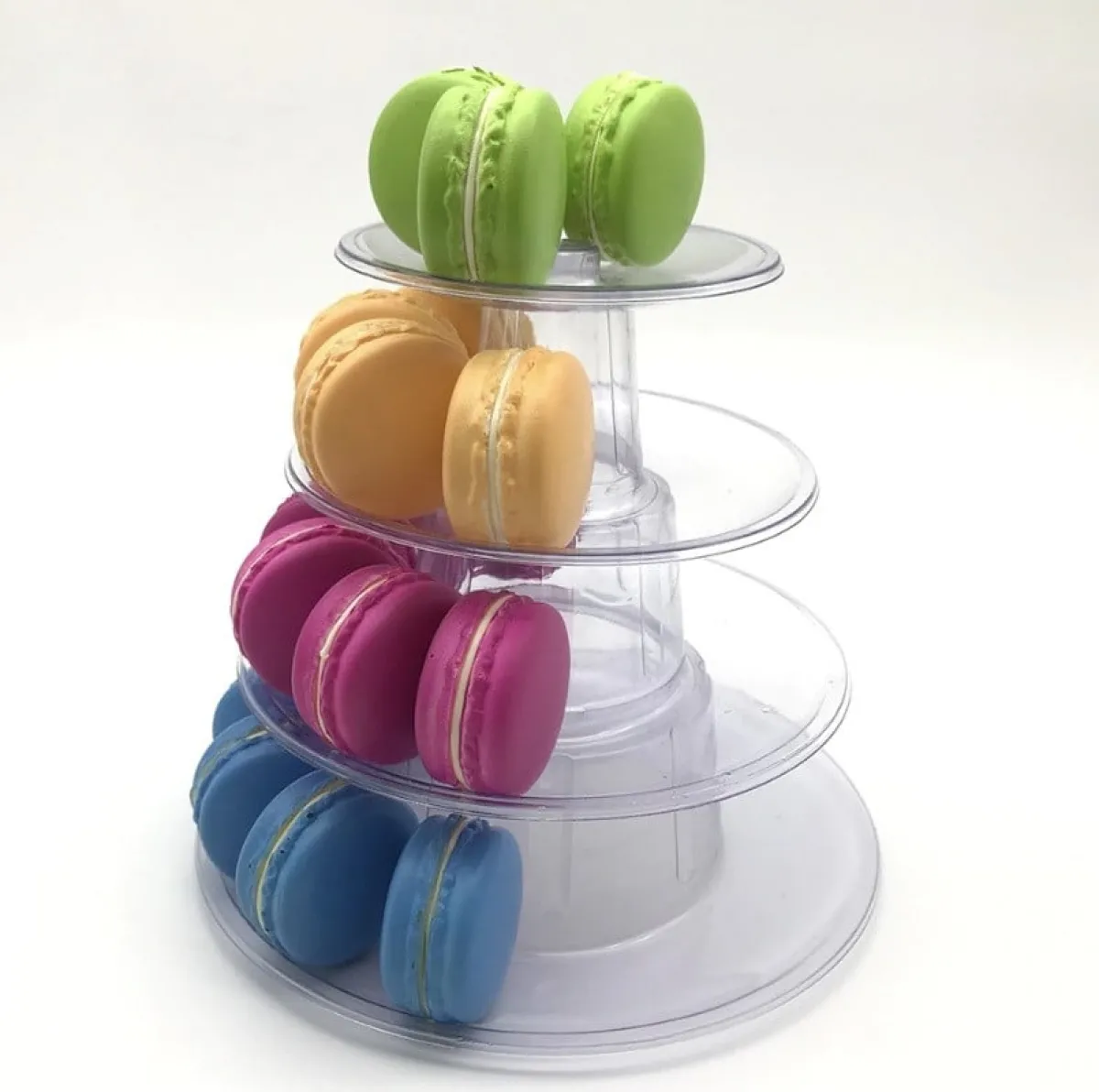 Discount Overig Macaron standaard plastic 4 delig