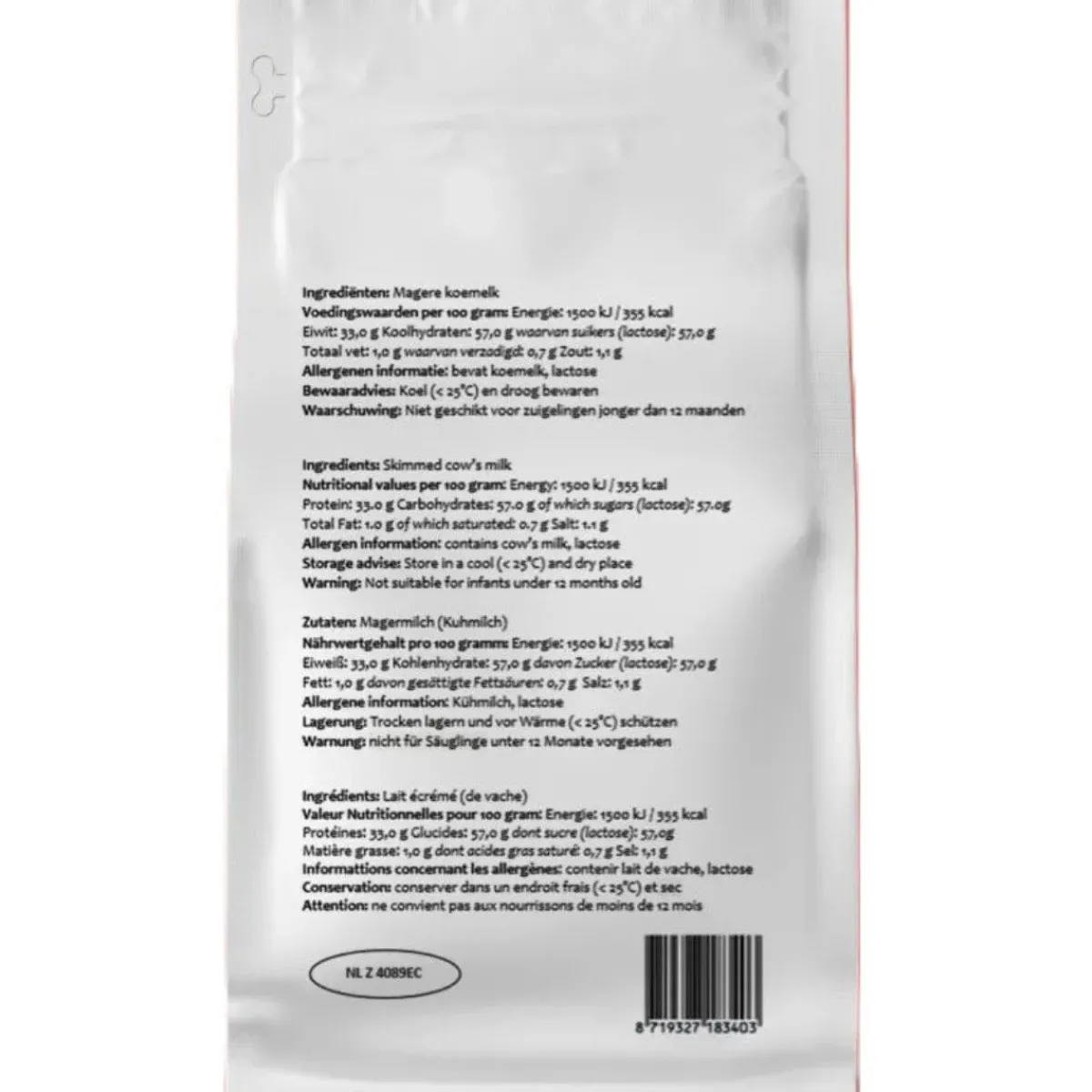 Clearance Best Way Magere Melkpoeder (Extra Goed Oplosbaar) 1kg
