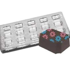 Clearance Chocolate World Magneet bonbonvorm Rechthoek 35x28x14mm (15)