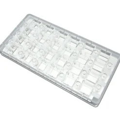 New Chocolate World Magneet bonbonvorm Vierkant 24x24x14mm (24)