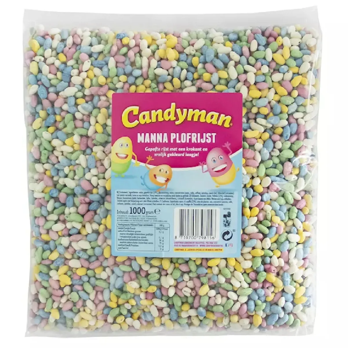 Outlet Overig Manna Plofrijst 1kg