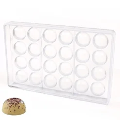 New Martellato Bonbonvorm Halve Bol Vlak (24x) Ø35 mm**