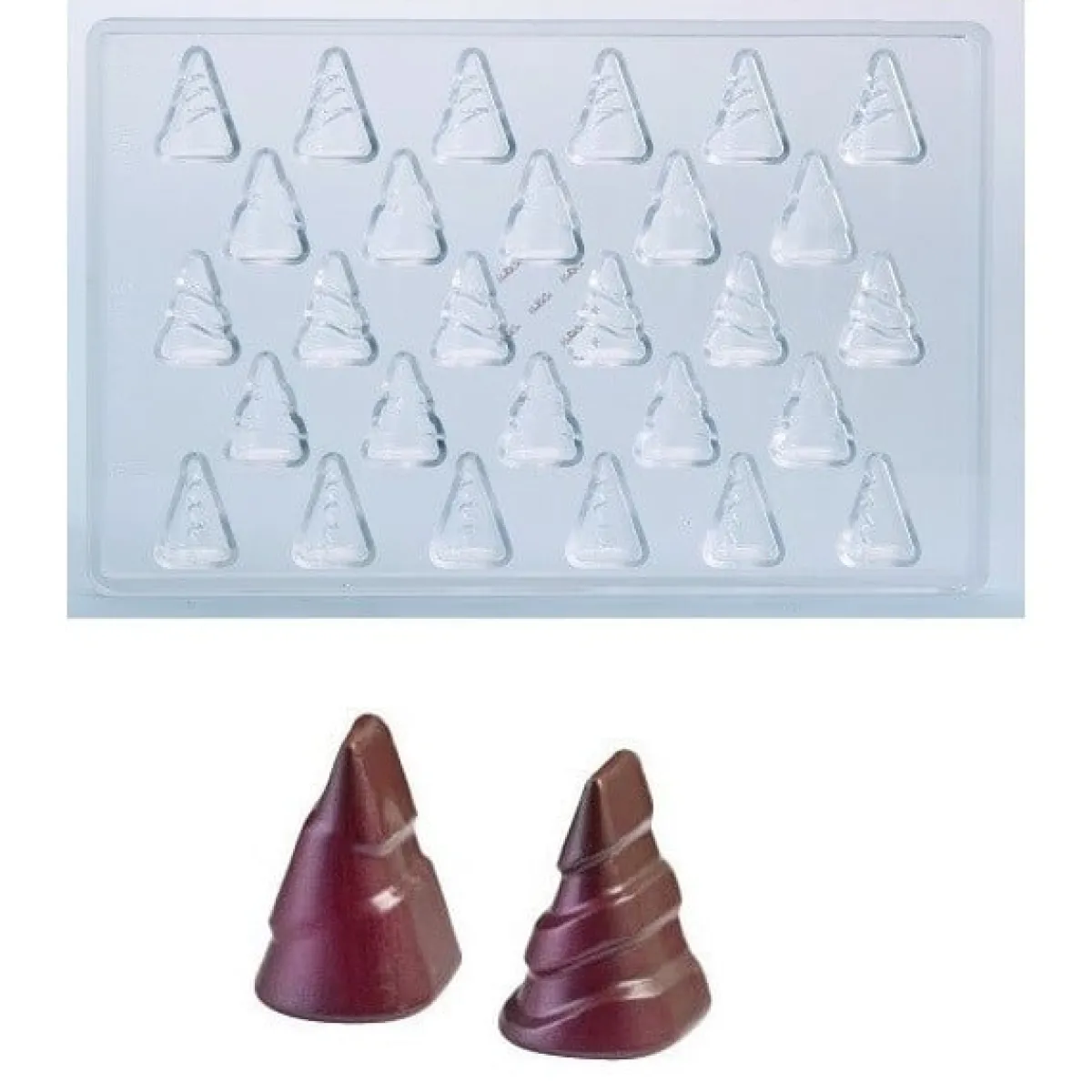 New Martellato Bonbonvorm Kerstboompje (30x) 31x22 mm