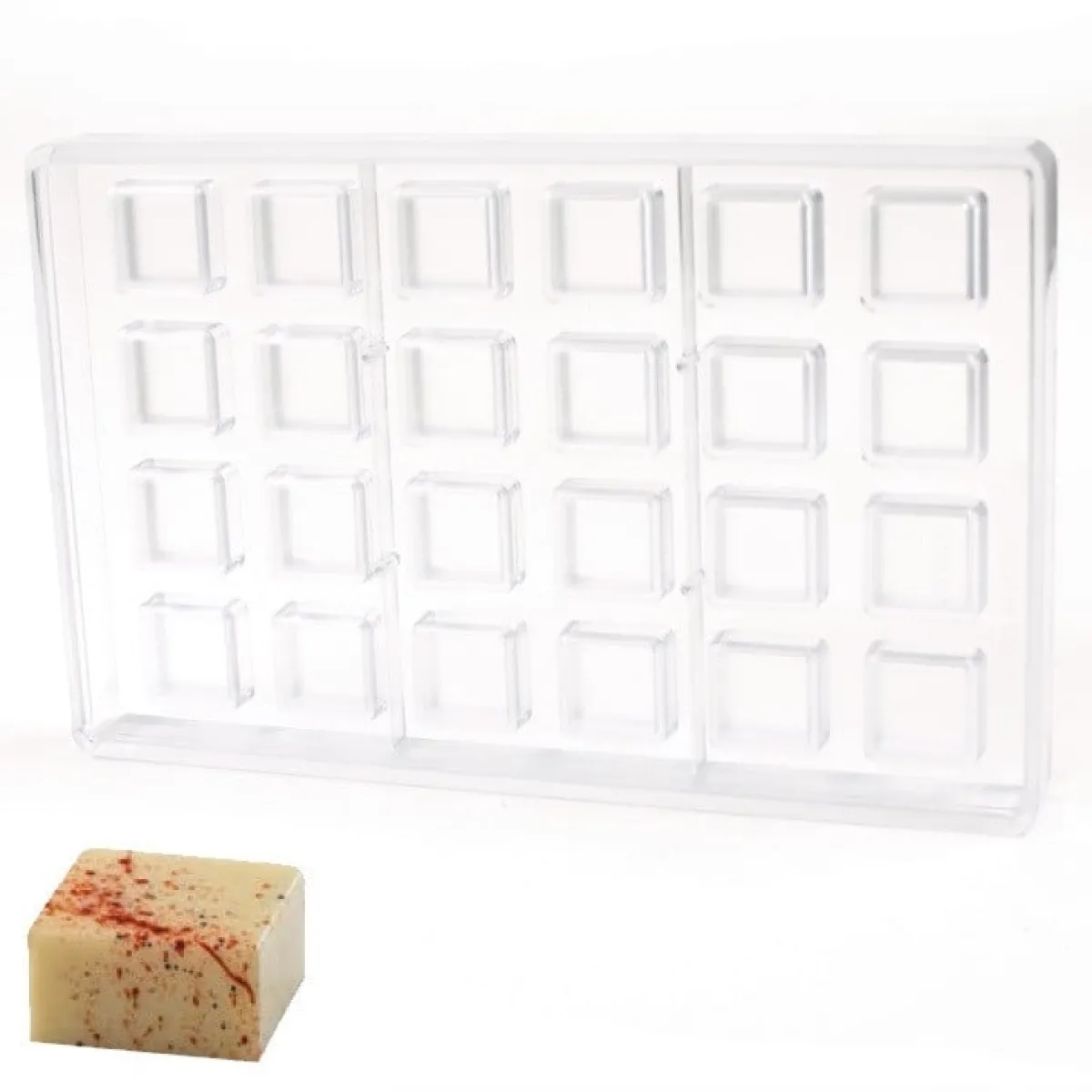 Sale Martellato Bonbonvorm Vierkant Blokjes (24x) 25x25 mm