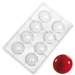 Martellato Chocolade Holvorm Halve Bol (8x) Ø50 mm