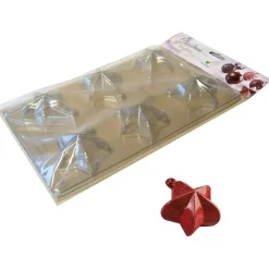 Best Martellato Chocolade Holvormen Kerst Ster (6x) 62x69mm 2st