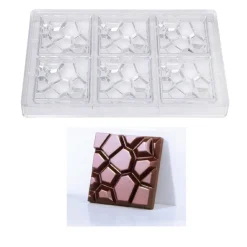 New Martellato Chocolademal Stone (6x) 70x70x11mm