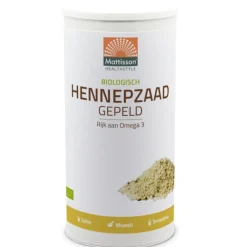 New Mattisson Hennepzaad Gepeld Biologisch 500g