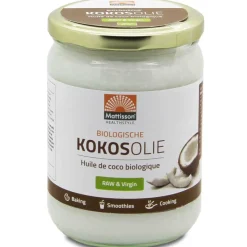 Outlet Mattisson Kokosolie Extra Virgin Biologisch 500ml