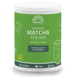 Outlet Mattisson Matcha Poeder Biologisch 125g