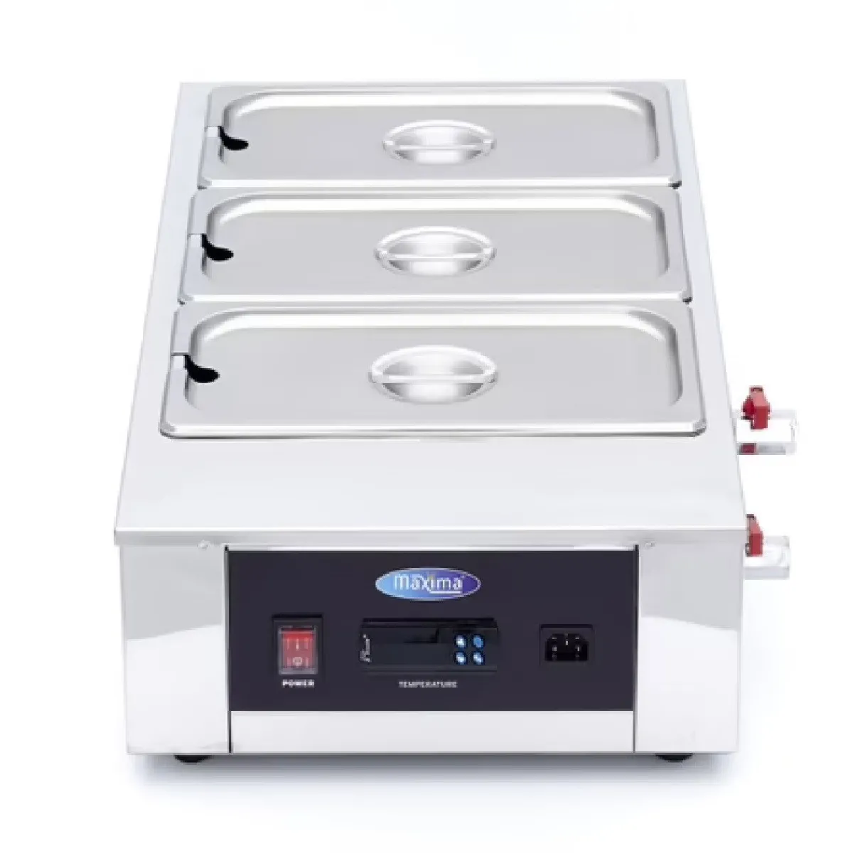 Maxima Chocoladesmelter 3x 1/3GN Professioneel