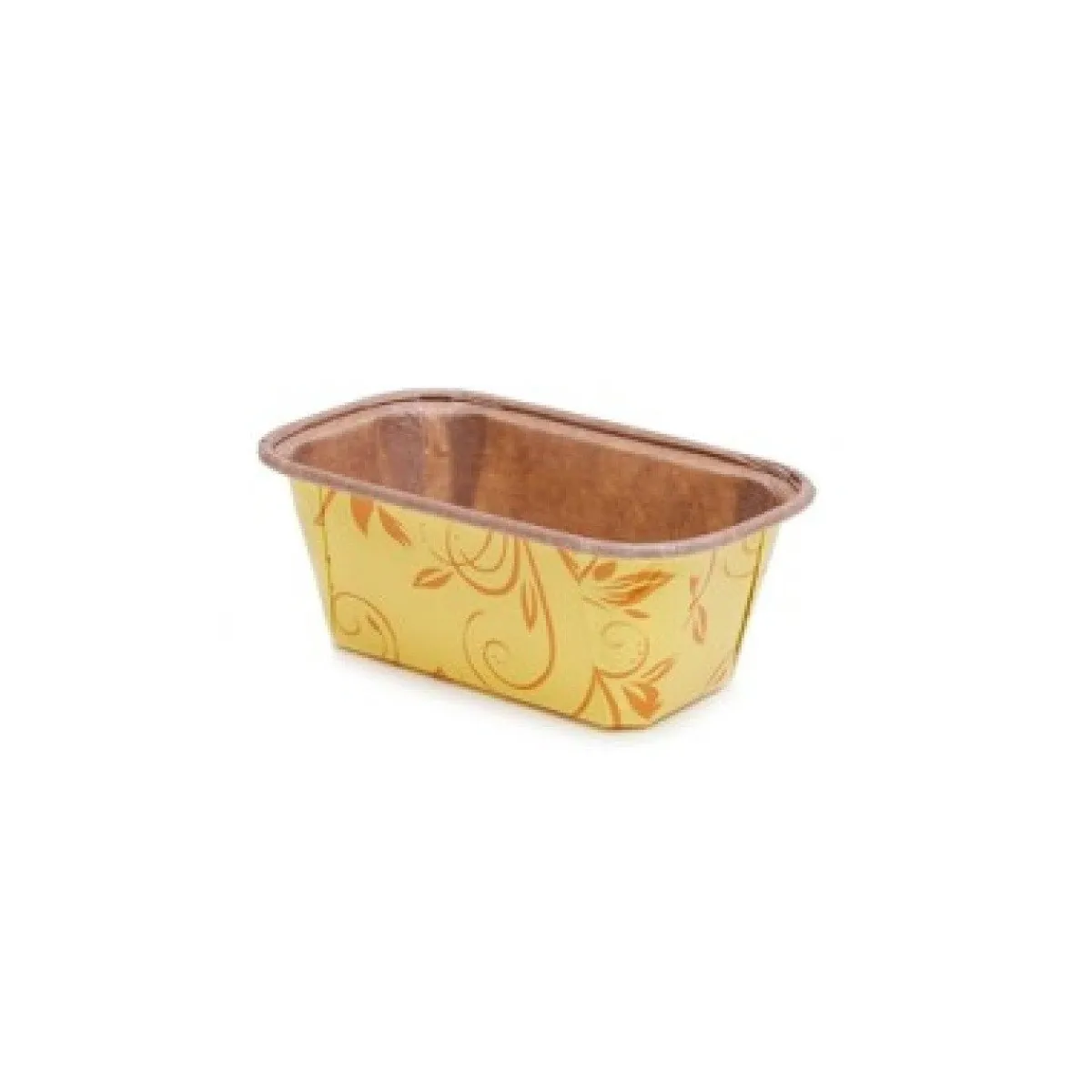 Hot Overig Mini Cakevorm Karton 8x4x4cm Geel (per stuk)