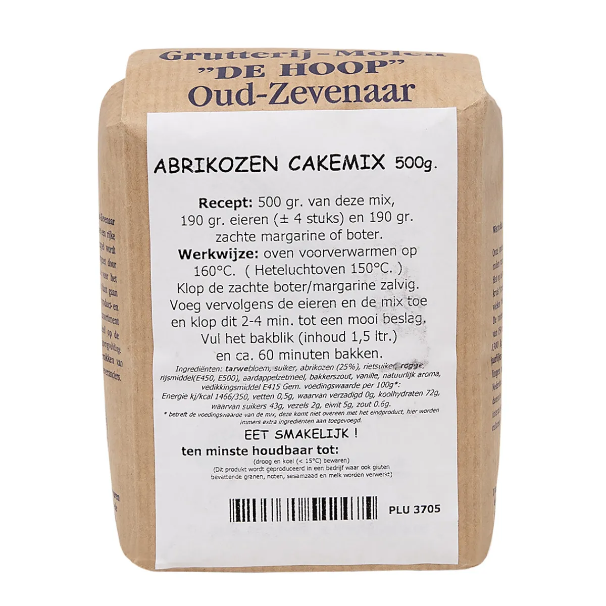 Outlet Molen de Hoop Abrikozen cakemix 500gr