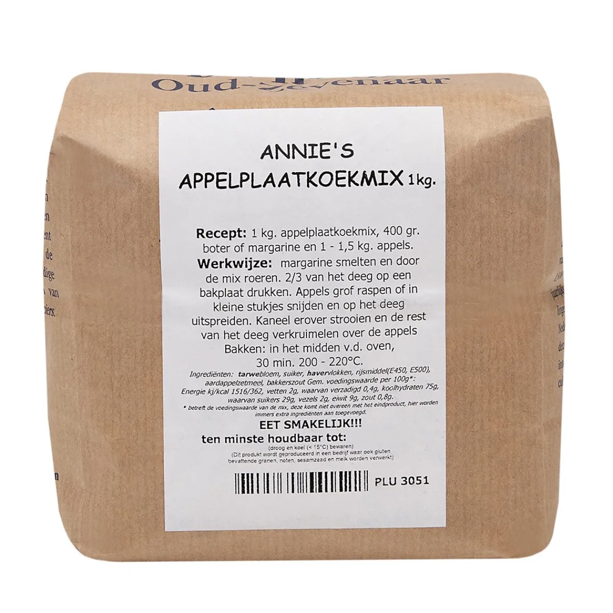 Best Molen de Hoop Annie's Appelplaatkoek-mix 1kg