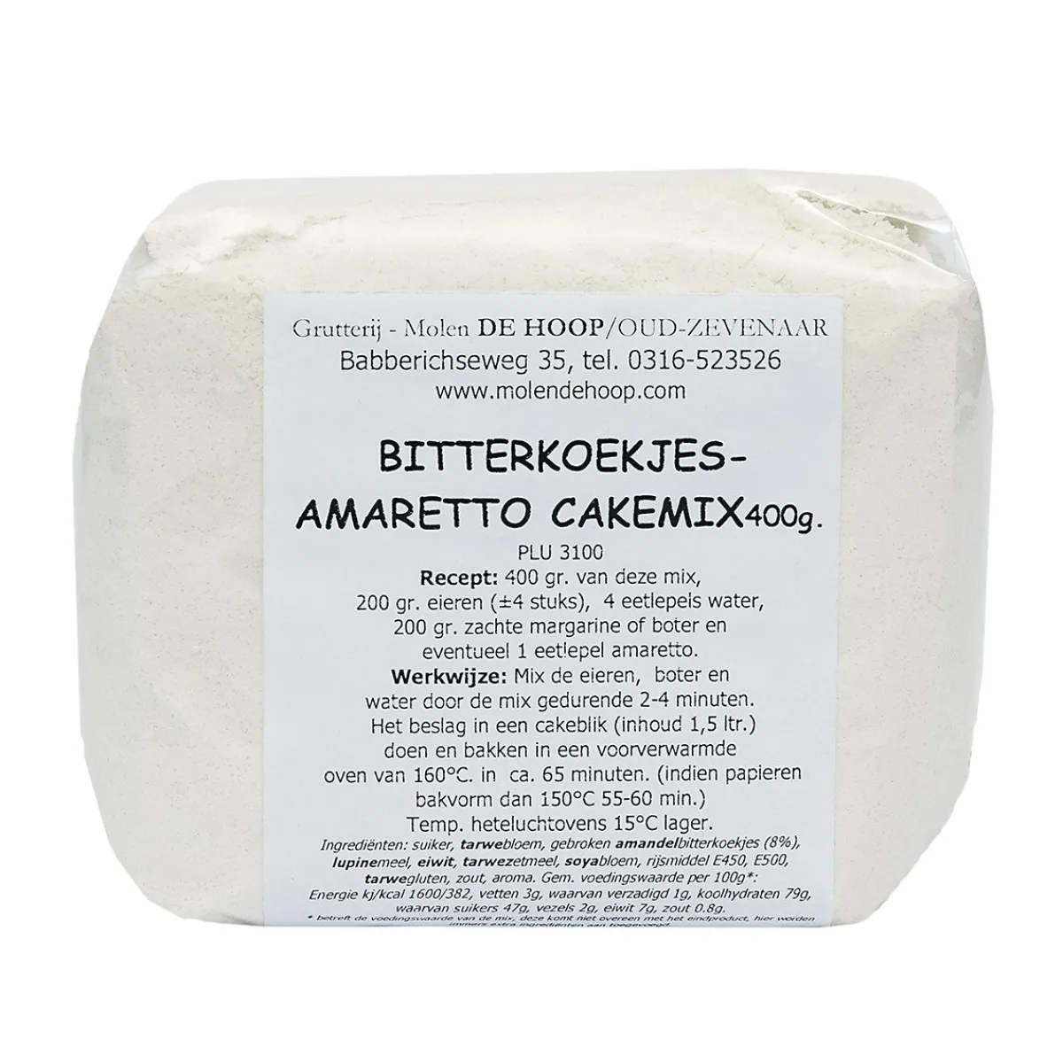 Sale Molen de Hoop Bitterkoekjes/Amaretto cake-mix 400gr