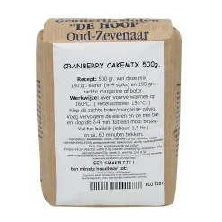 Molen de Hoop Cranberry cakemix 500gr