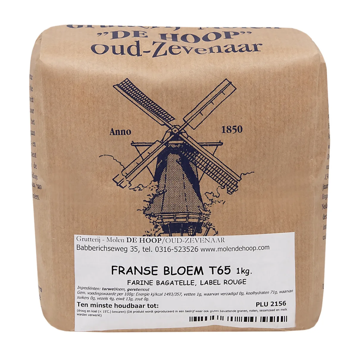 Sale Molen de Hoop Franse Tarwebloem T65 1kg (Farine Bagatelle)
