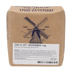 Hot Molen de Hoop Jan & Jet Broodmix 1kg (geen gist nodig)