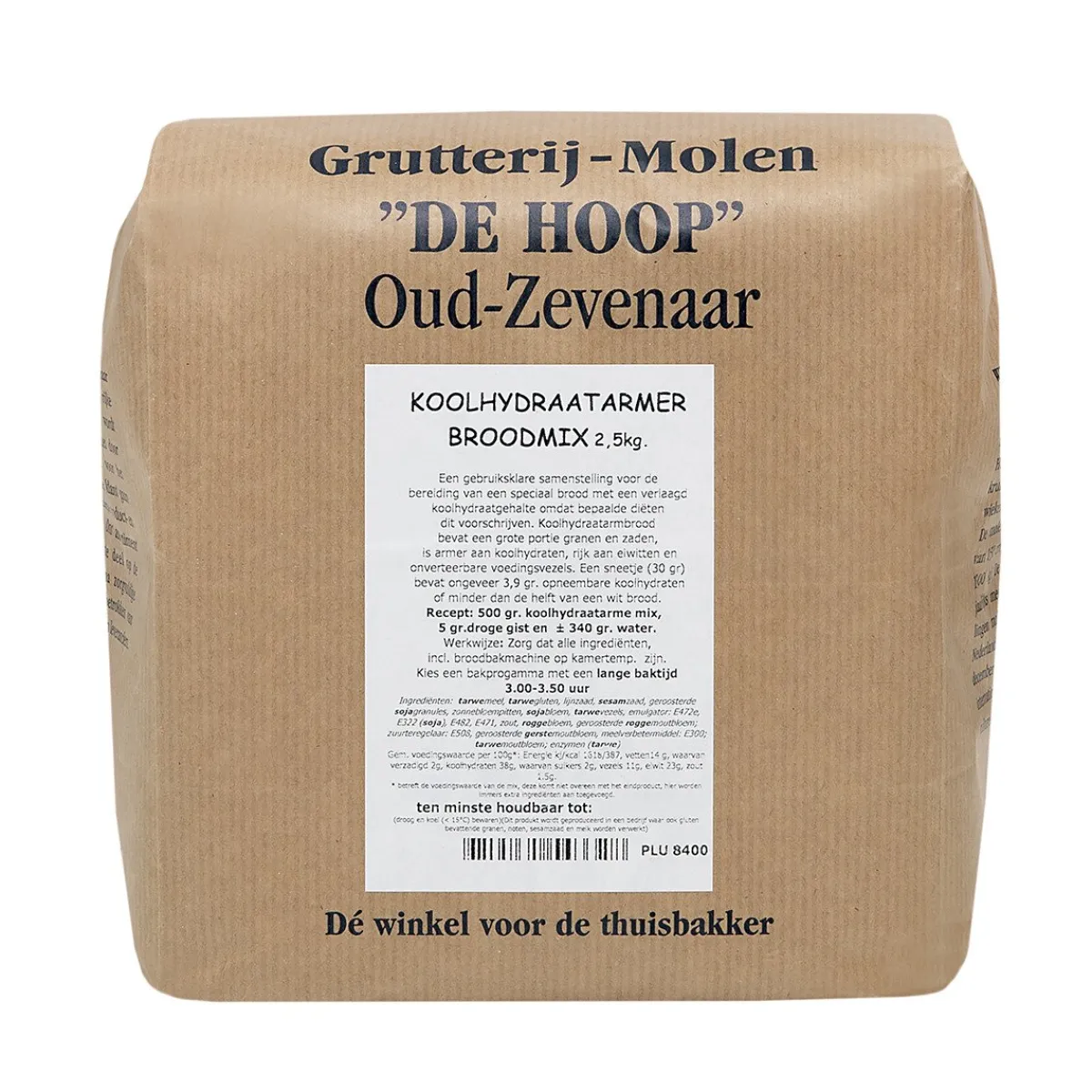 Sale Molen de Hoop Koolhydraatarmer Broodmix 2,5kg