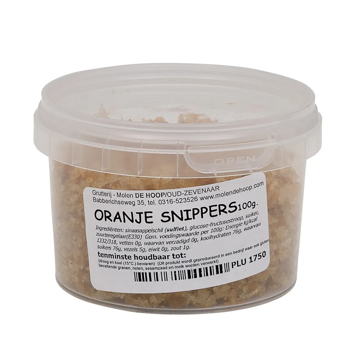 Online Molen de Hoop Oranjesnippers 100gr