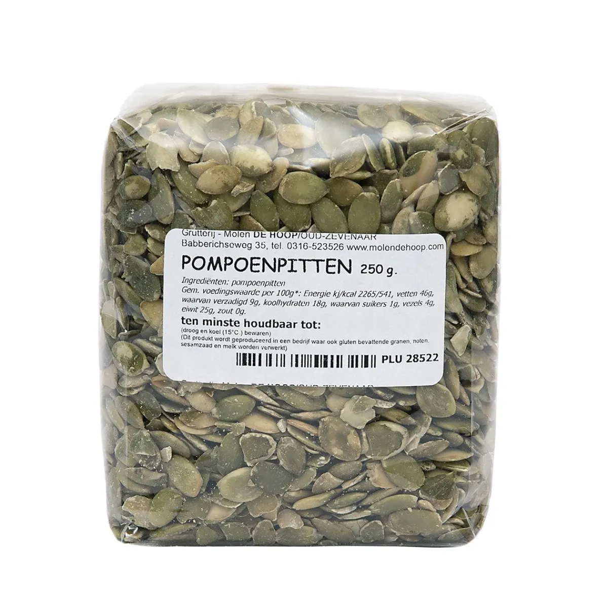 Online Molen de Hoop Pompoenpitten 250gr