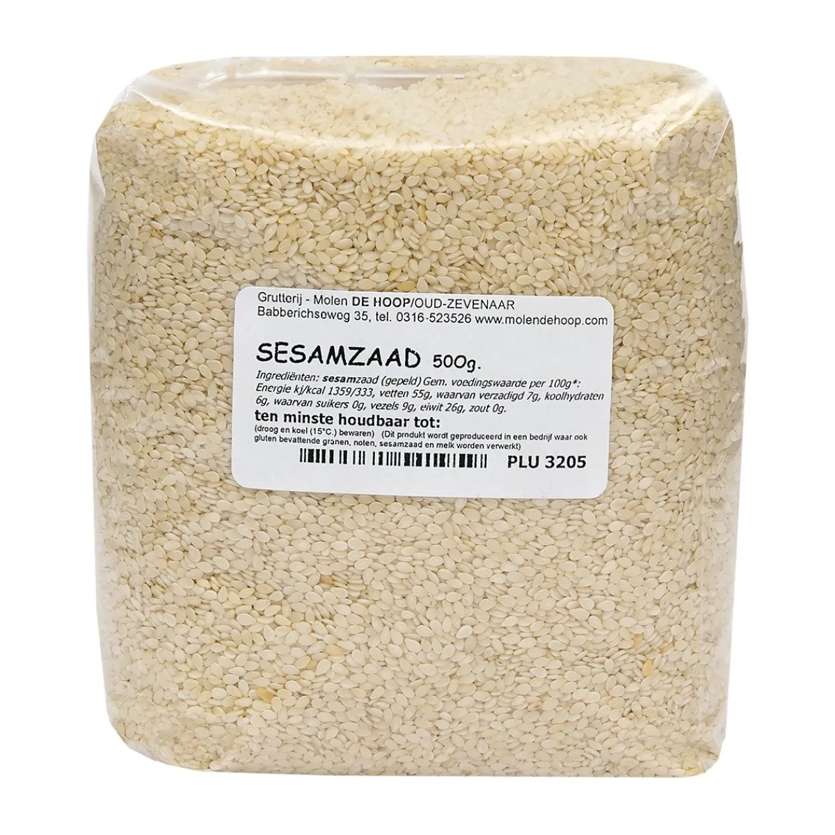 Online Molen de Hoop Sesamzaad gepeld 500gr