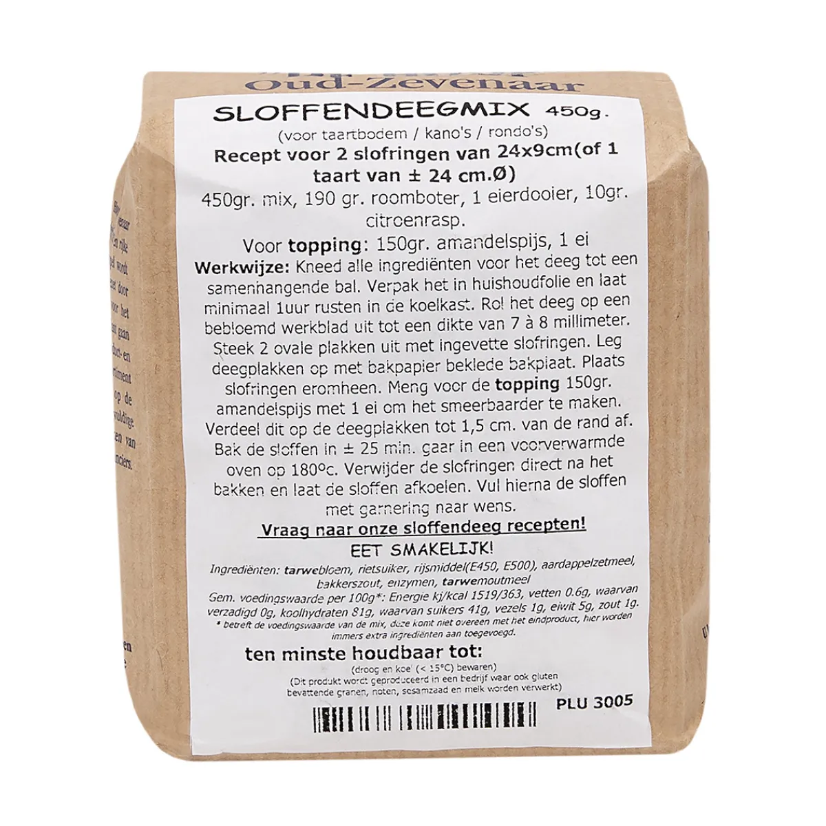 Discount Molen de Hoop Sloffendeegmix 450 gr