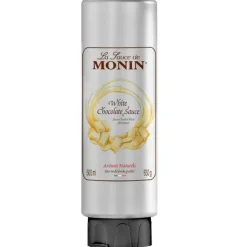 Best Monin Topping Witte Chocolade 500ml