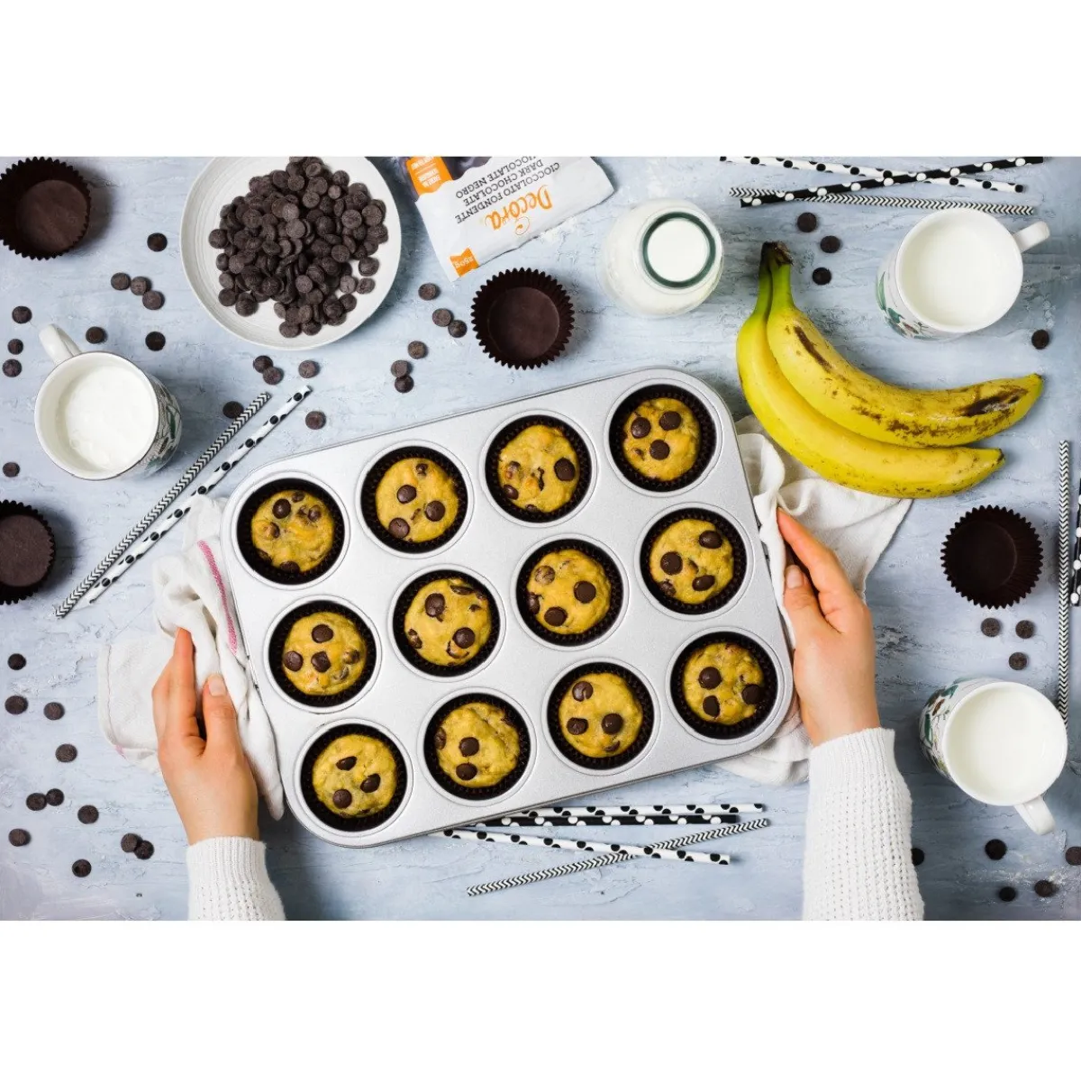 Discount Decora Muffin / Cupcake Bakvorm 12 stuks