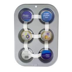 Online PME Muffin / Cupcake Bakvorm Standaard 6 stuks
