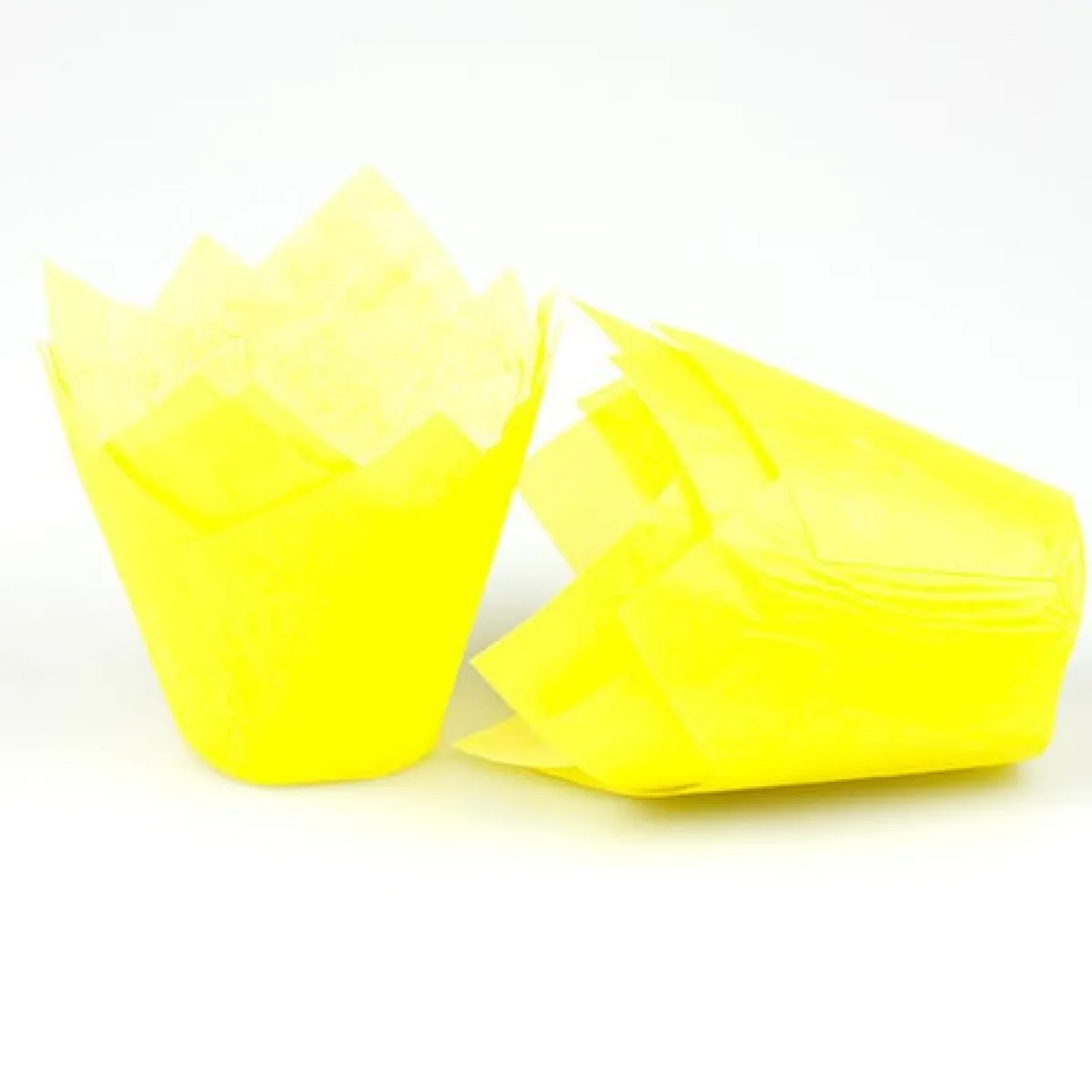Overig Muffin cups tulpmodel Geel 200 st.