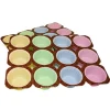 Overig Muffin/Cupcake Tray papier gekleurd set 2x12 vormpjes