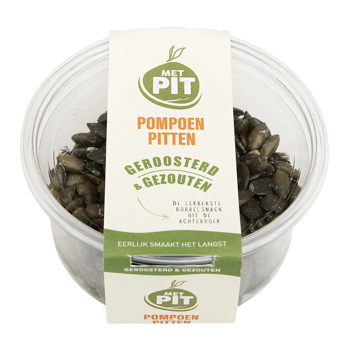 Hot Met Pit Nederlandse Pompoenpitten Geroosterd & Gezouten 150g