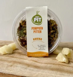 Hot Met Pit Nederlandse Pompoenpitten Honing 150g