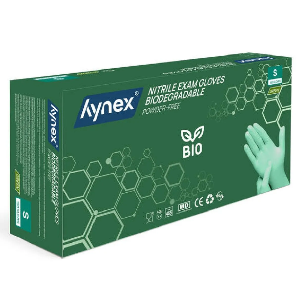 New Overig Nitril Handschoenen (Wegwerp) BIO Groen 100st. - Maat S