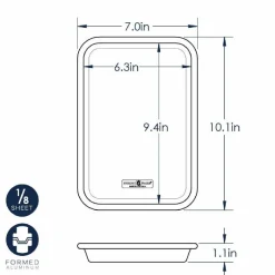 New Nordic Ware Bakplaat 24x16x2,8cm