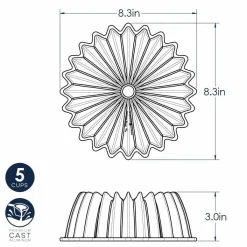 Discount Nordic Ware Brilliance Tulband Bakvorm Klein