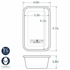 Discount Nordic Ware Broodbakvorm 13x23cm