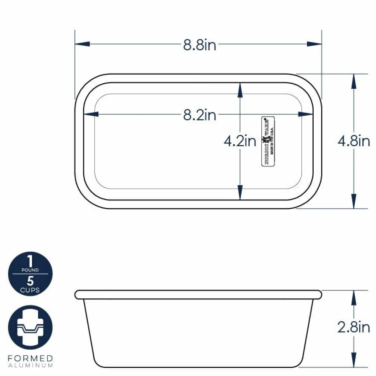 New Nordic Ware Broodbakvorm 10x20cm