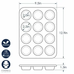 Discount Nordic Ware Cupcake/Muffin Bakvorm 12 stuks