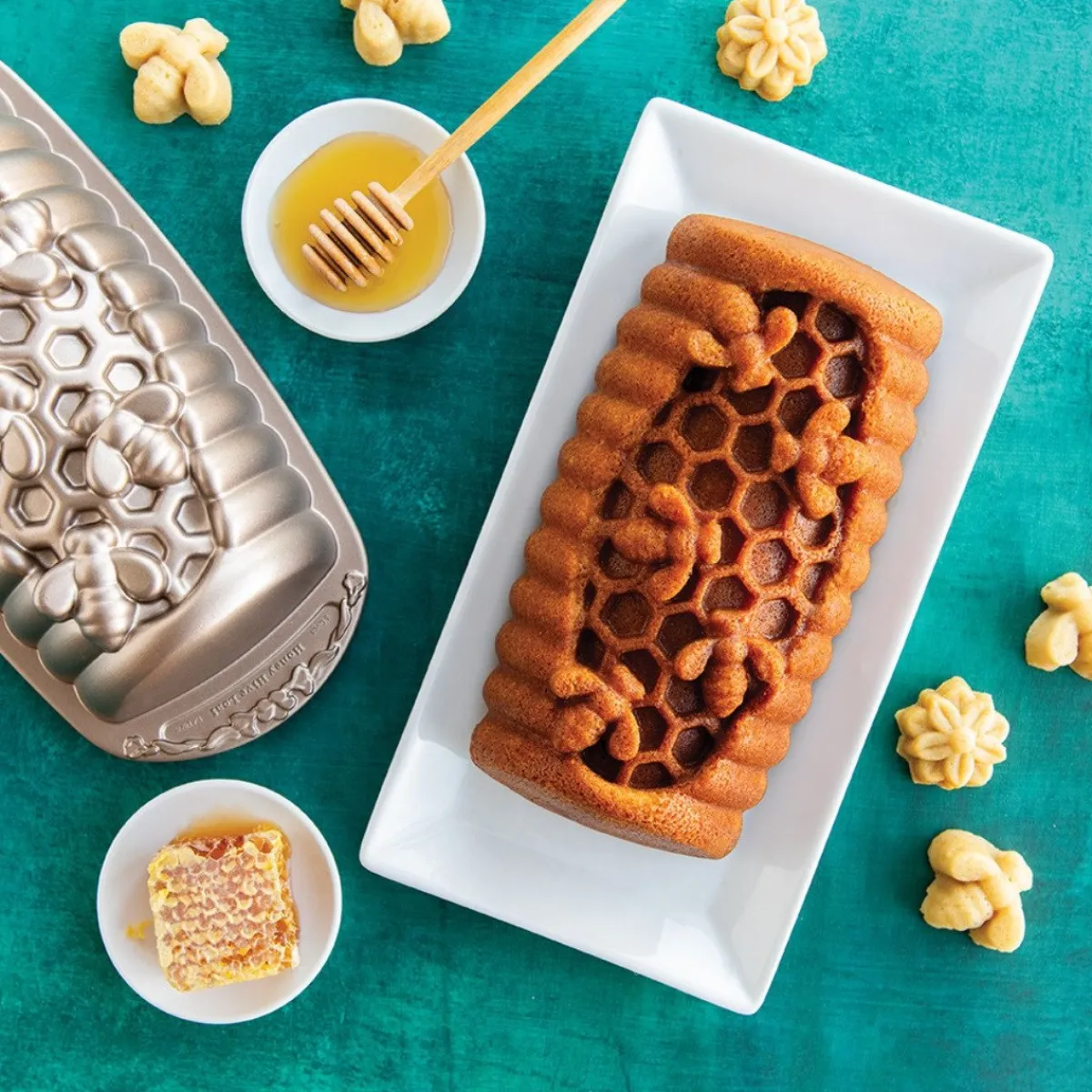 Best Nordic Ware Honingraat Bijen Bakvorm