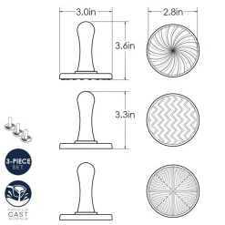 New Nordic Ware Koekjesstempel Geo Set/3