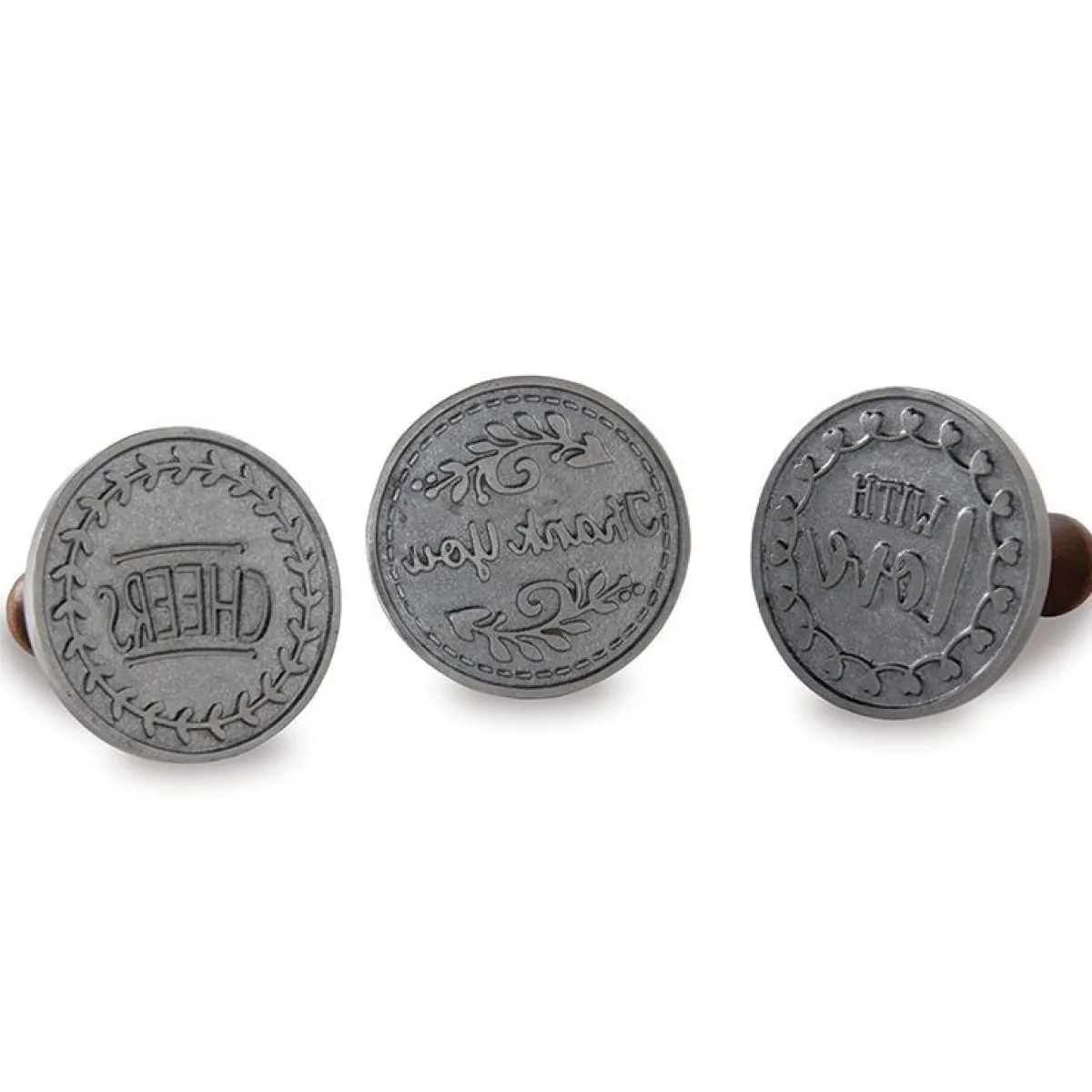 New Nordic Ware Koekjesstempel Greetings Set/3